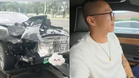 陈震劳斯莱斯闪灵逆行车祸